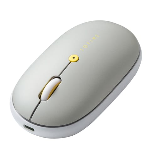 Sanwa Direct Bluetooth Mouse Thin Quiet Rechargeable Type-C Fast Charging Multi-pairing Lightweight Portable Bluetooth Mouse Gray 400-MABT178GYN