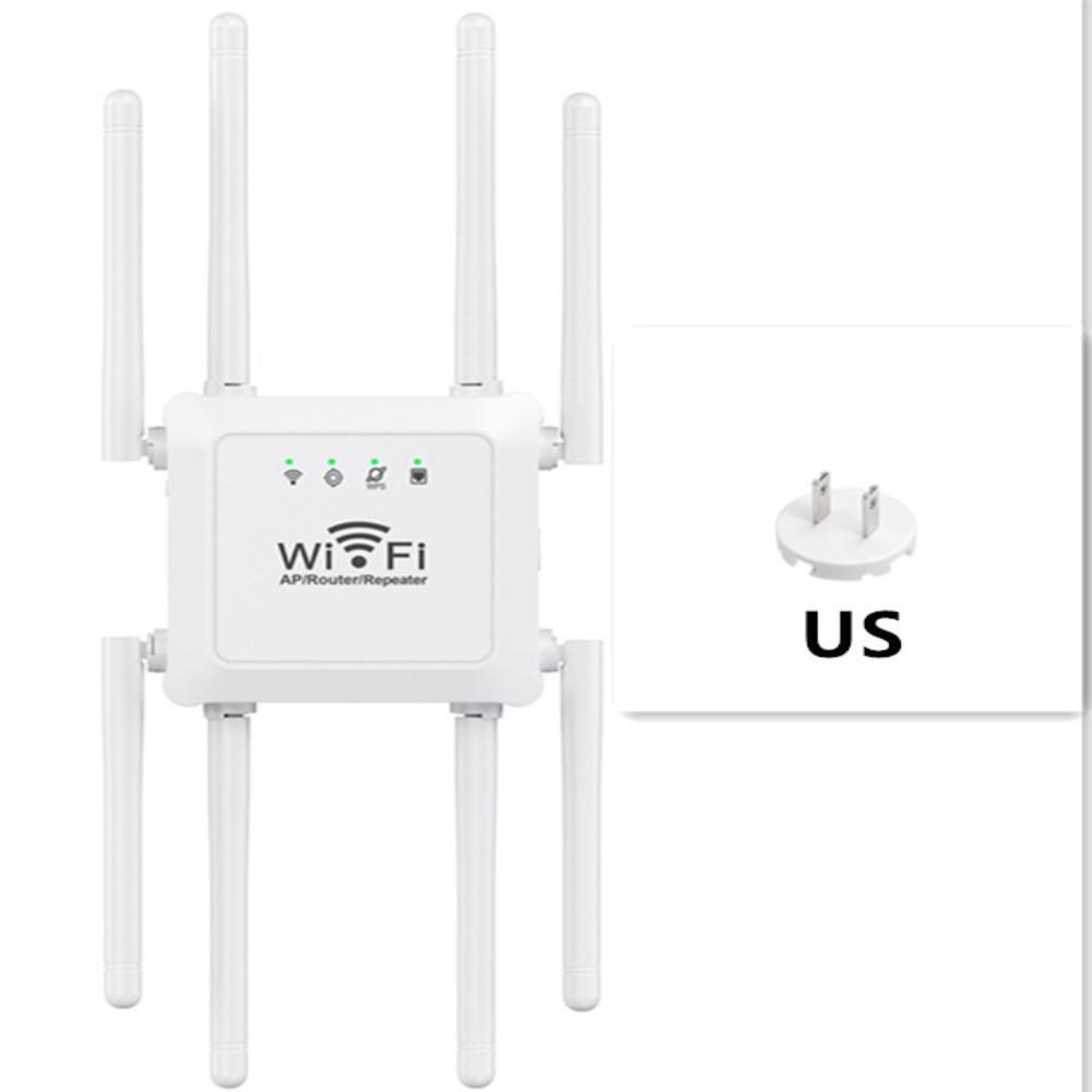 8-Antenna WiFi Extender Signal Amplification Signal Router Portable Wireless Repeater Home