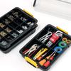 E-Supply Tool Box, 3-Tier, Divided, with Handle, Resin, Small Item Storage, Screws, Parts, EEX-TBX01