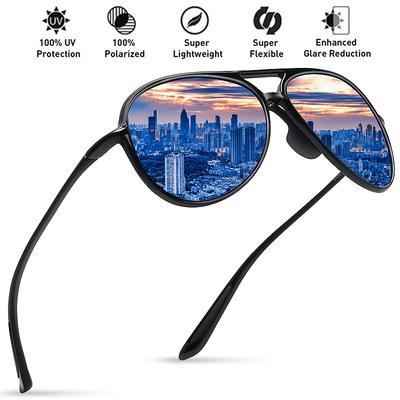 MAXJULI Sunglasses Men Ultralight Tr90 Pilot Sport Driving Cycling Fishing Golf UV400 Outdoor Goggles