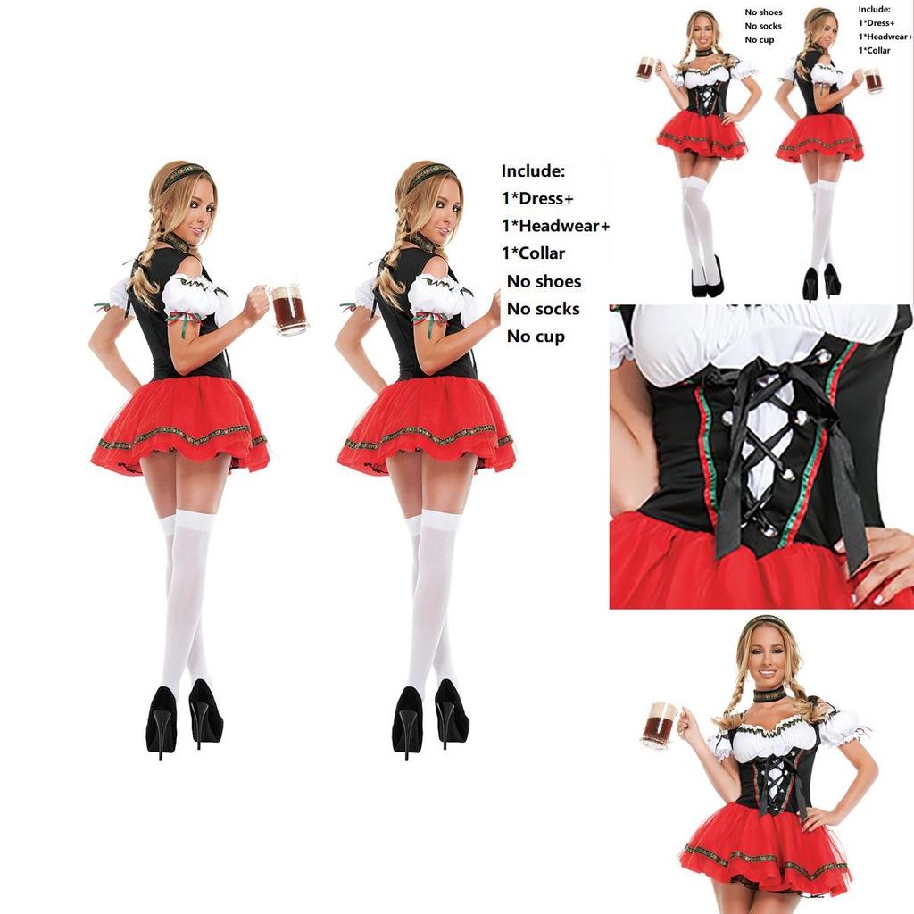 Stylish German Oktoberfest Beer Maid Wench Outfit Perfect For Cosplay Events