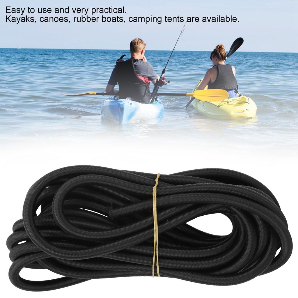 Portable Canoeing Kayak Dugout Canoe High Elastic String Rope Accessories 6mmx5m