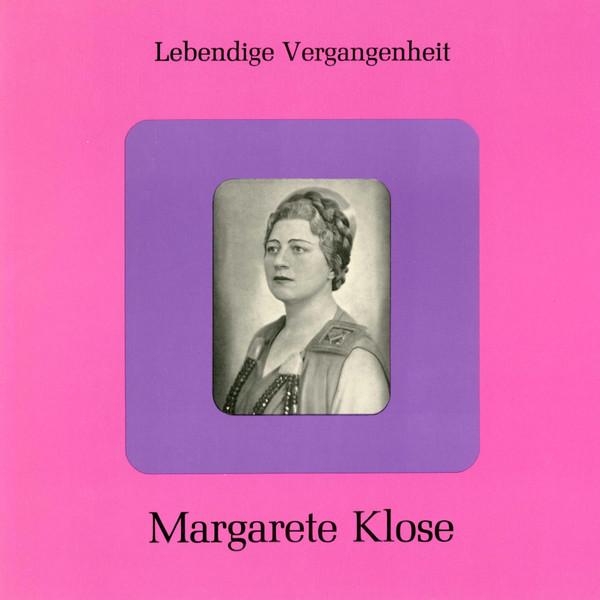 LP Record MARGARETE KLOSE  Lebendige Vergangenheit  Margarete LV18 Lebendige Verga Austria Classical Used