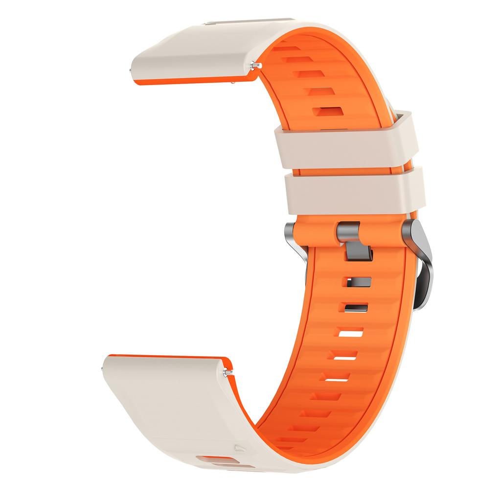 22mm Dual Color Silicone Strap for Huawei Watch GT 6/5/5 Pro/4 46mm Quick Release Watch Band