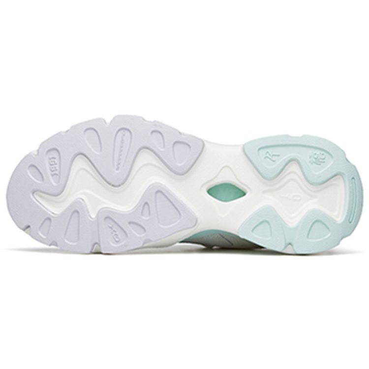 Anta Millennium 4.0 Shock Absorption Non-Slip Wear-Resistant Low-Top Dad Shoes Women Sneakers White Purple Gray 122228890-3
