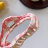 Acrylic Hollow Claw Clip Korean Style Geometric Shark Clip Sweet Cloud Shape Hair Claw  Daily