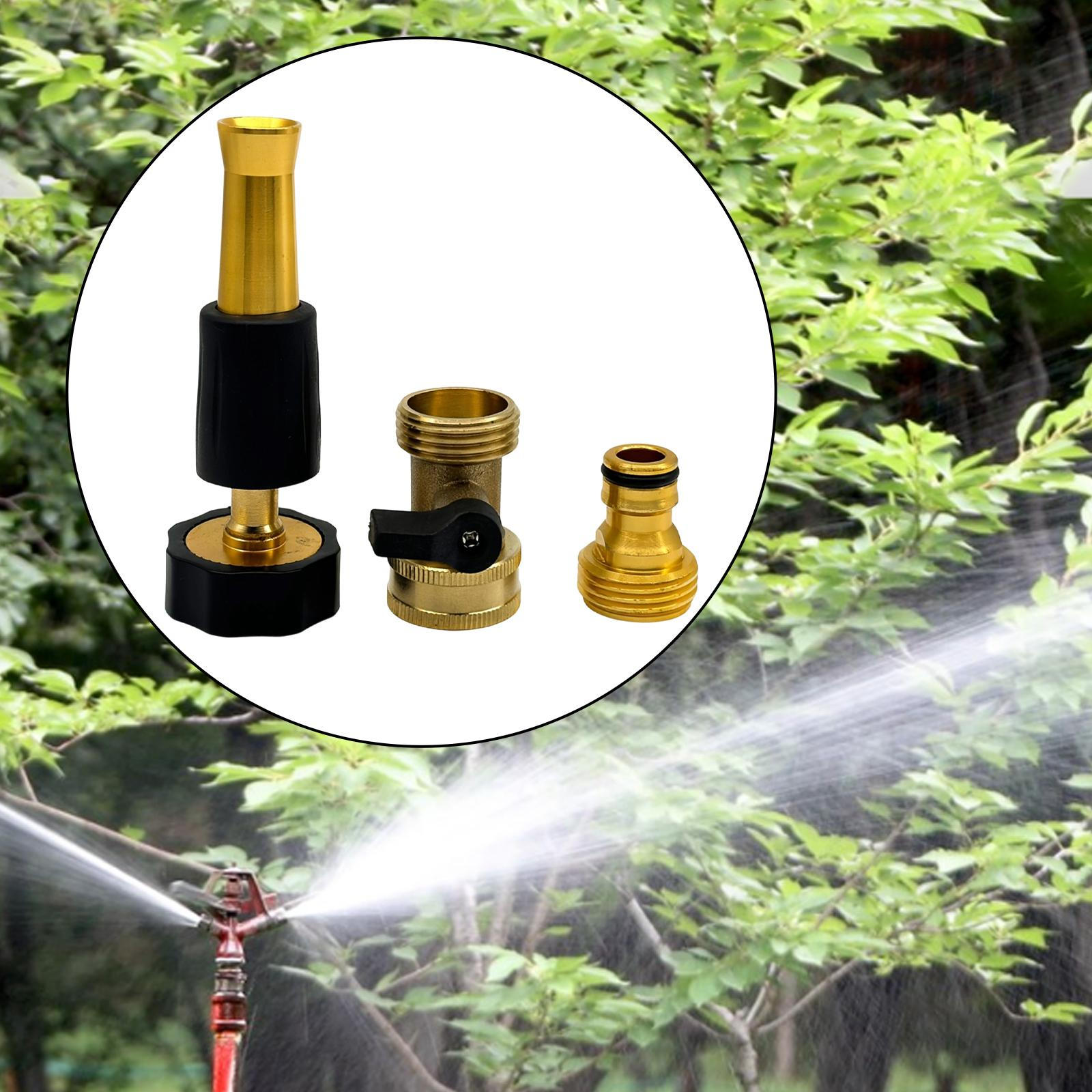 Garden Hose Spray Nozzle with Connector Durability Accessory Easy to Install Professional
