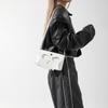 Halloween bag, niche, feminine diagonal cross small square bag, fashionable personality, skull mask, perforated shoulder bag