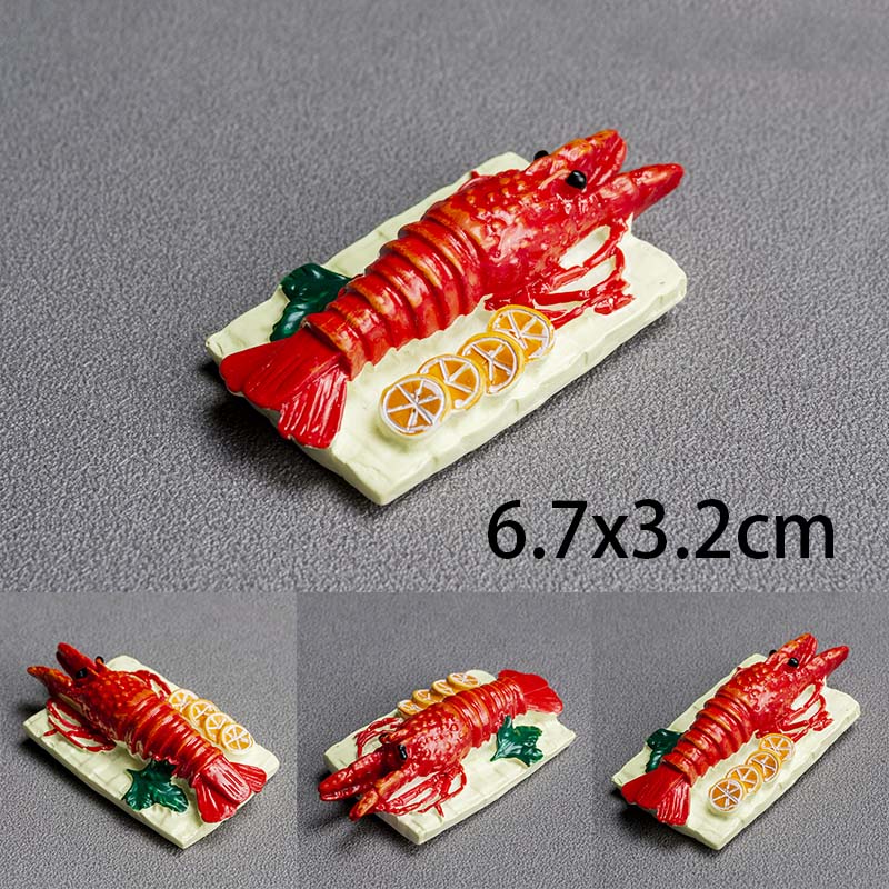 Decorațiuni pentru casă pastă magnetică pentru frigider note adezive mașină de pâine roșie ou tigaie ceainic lapte model colecție magneți de frigider