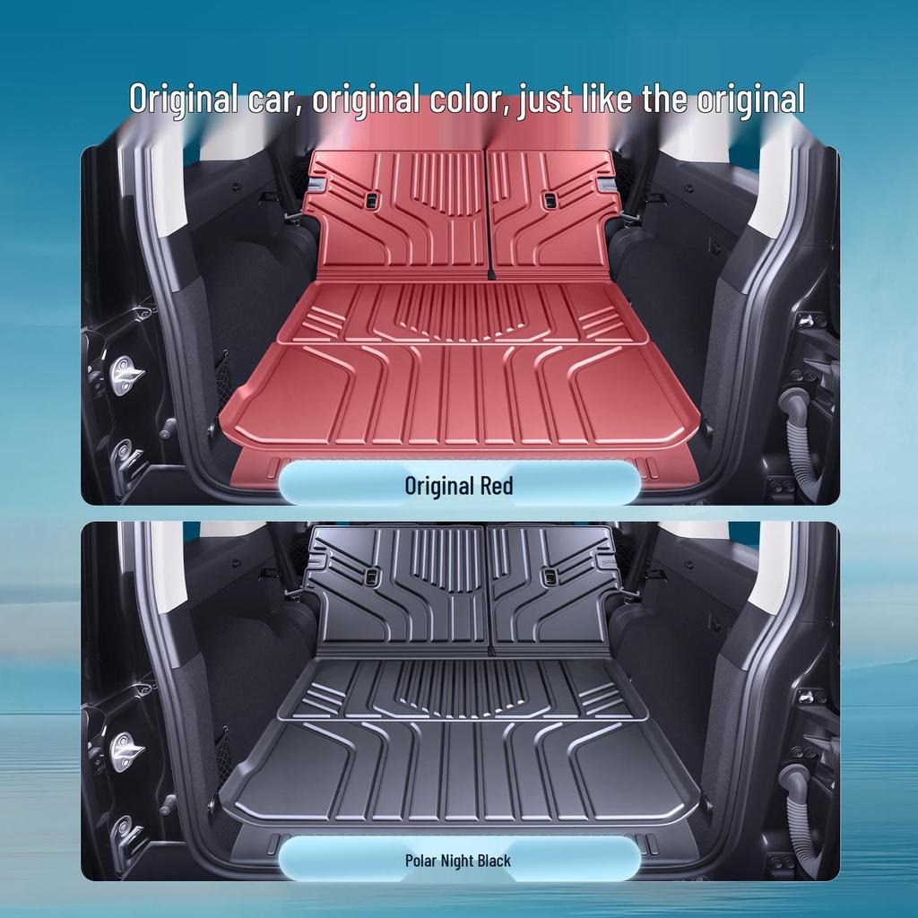 Fits 25 Models: Tank 300 Trunk Mat - Car Interior Decoration & Modification Accessory, Integrated TPE Tail Box Mat.