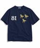 NP STUDIO 81 Logo Oversized Short Sleeve T-Shirt [ Navy ]