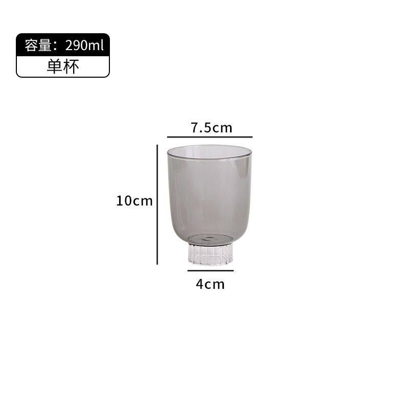 

Glass Cold Kettle Home High Temperature Resistance Refrigerator Water Cup Transparent High Borosilicate Glass Cold White Kettle 290ml-130ml