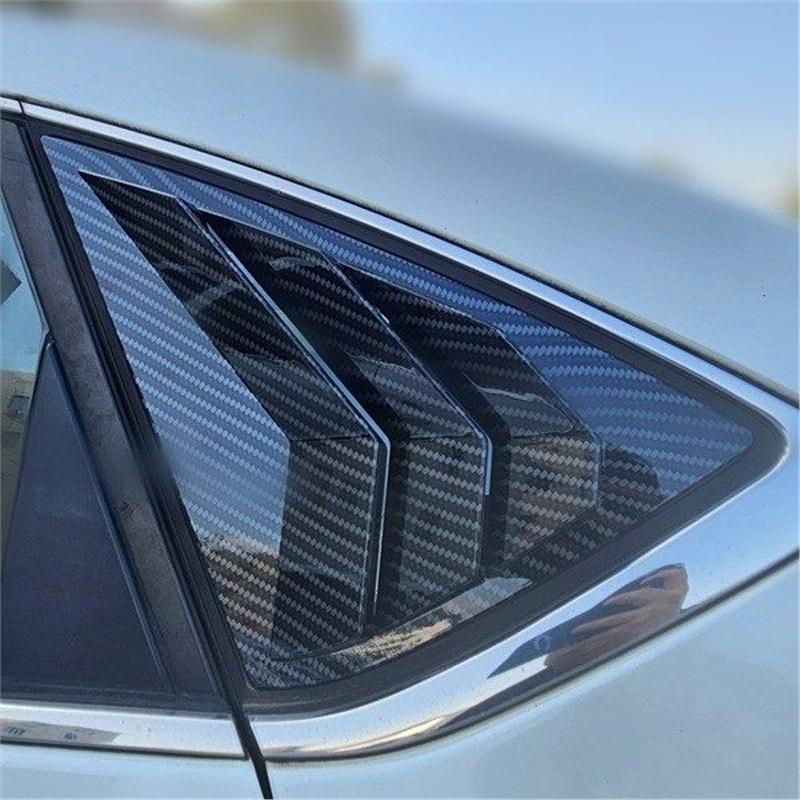 Carbon Fiber Rear Window Louvers for Sylphy 12-21 Mustang Models
