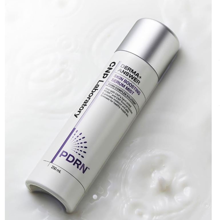 CNP LABORATORY Derma+ Answer Skin Boosting PDRN Serum Mist 250 мл — Увлажняющий и питательный спрей-сыворотка для лица 01EA