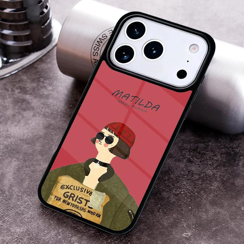 Leon Movie Phone Case for iPhone 17 16 15 Pro Max Air 14 13 12 11 Plus Shockproof Capa Cover