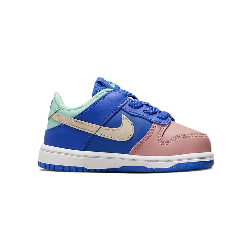 Nike Dunk Low SE TD Salmon Toe Baby Sneakers Blue Hyper-Royal Emerald-Rise FD8271-400