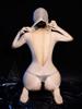 Oil Shiny Full Cover Bodysuit Cocoons Body Stockings Sheer See Thourgh Glove Sexy Tight Open Crotch Bandage Leotard Rompers