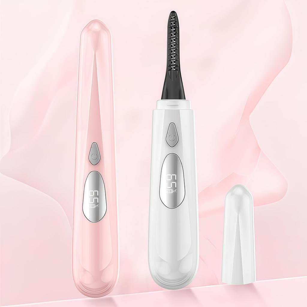 Hot Eyelash Rechargeable Eyelash Curler for Eyelashes and Face Instant Heat In 10 Four Temperature Large Safe and Convenient [2025 Latest] Curler,