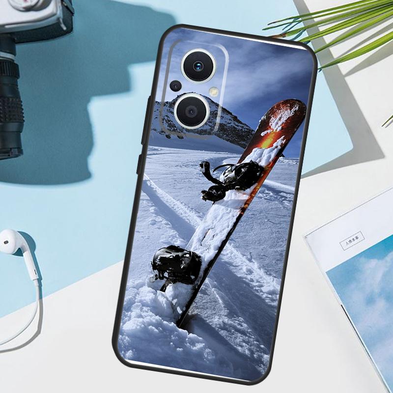 Sports Snowboarding Case For OPPO Reno 13 13F 12 11 F 8T 7 8 10 Pro OPPO Find X8 X6 Pro X3 X5 Lite Cover Funda