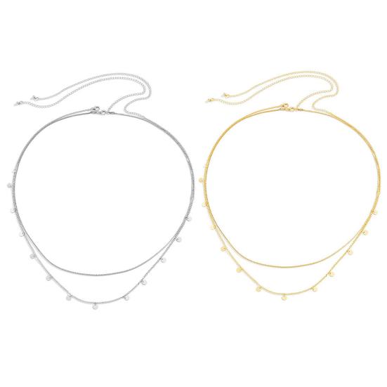 Waist Chain Double Layers Full Luster Dress-up Belly Belt Waist Chain Accessories for Daily