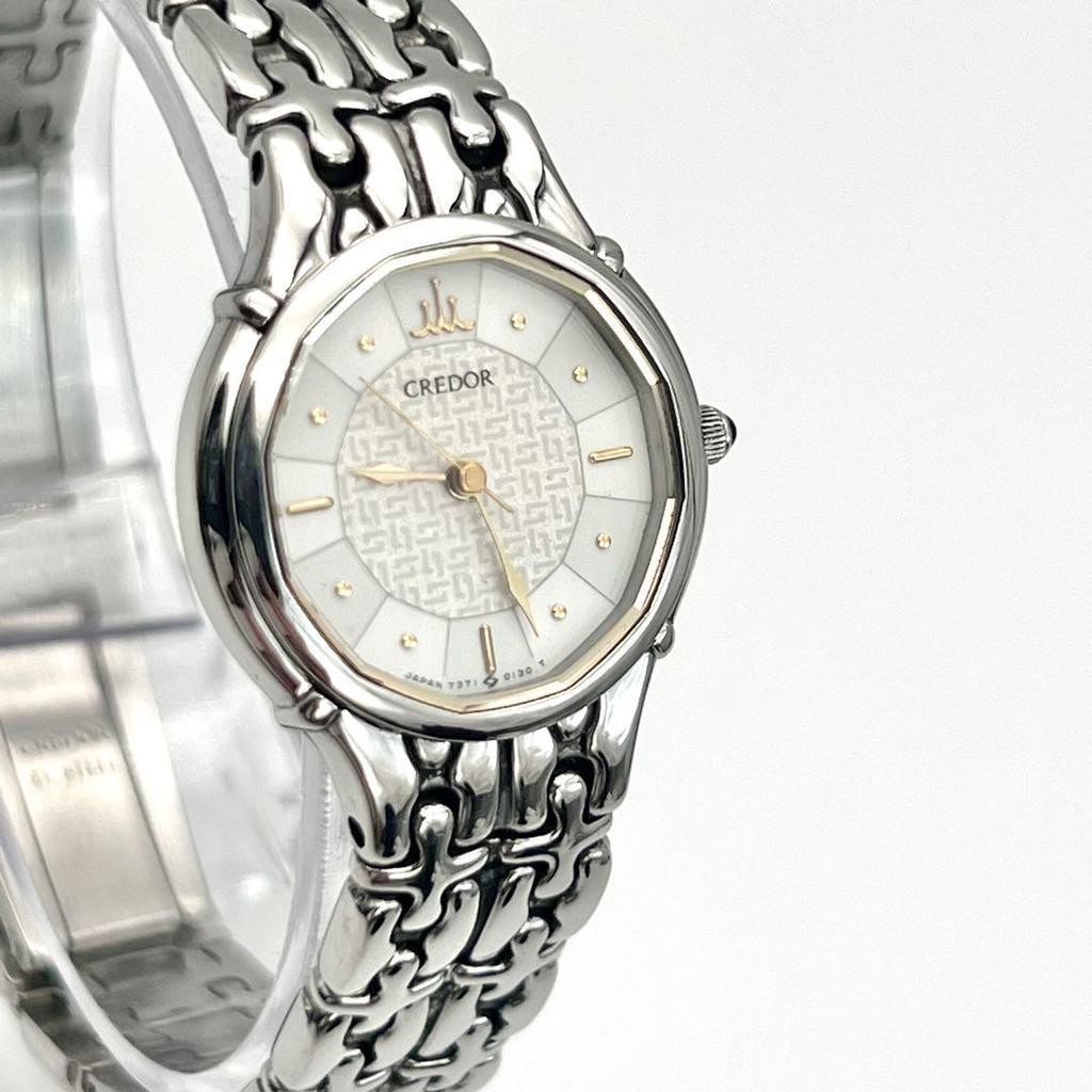 [USED] Credor Women's Silver Quartz Watch 7371-5030