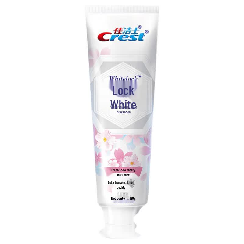 Crest Fresh & Lasting Lock-White Toothpaste, Sakura Scent