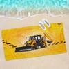Bagger J-JCB Logo Anime Strand Handtuch Weiches Saugfähiges Waschlappen Kindergeschenke für Kinder Reisen Camping Fitnessstudio
