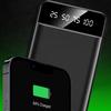 Duży Mocny Szybki Powerbank Ładowarka 10000Mah 2Xusb Usb-C Latarka Led Slim