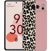 Leopard Cheetah print Phone Case For Google Pixel 8 7 6 Pro 8A 6A 7A 5G Soft Silicone Shockproof TPU Black Cover Fundas