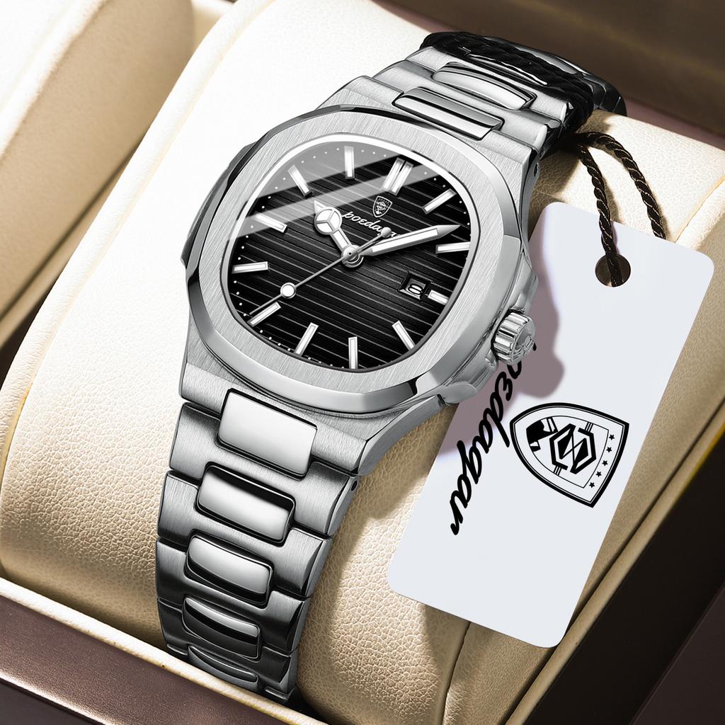 POEDAGAR Elegant Women's Watch Waterproof Luminous Date Fashion Ladies Wristwatch Stainless Steel Quartz Watches