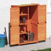 Vidaxl Garden Tool Shed, Brown, 83X57X140 Cm, Pine