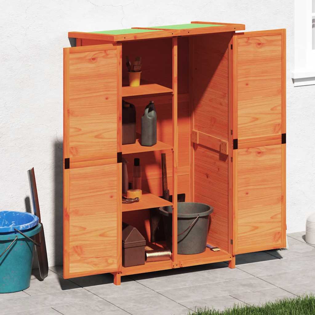 Vidaxl Garden Tool Shed, Brown, 83X57X140 Cm, Pine