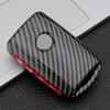Carbon Fiber Silicon Car Key Cover Case For Mazda 3 Alexa Cx4 Cx5 Cx8   Auto Remote Smart Protective Shell Accessories