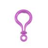 5pcs/Lot Colorful Plastic Lobster Clasp Lamp Shape Lobster Buckle Hooks for Jewelry Making Keychain Key Rings Accessories