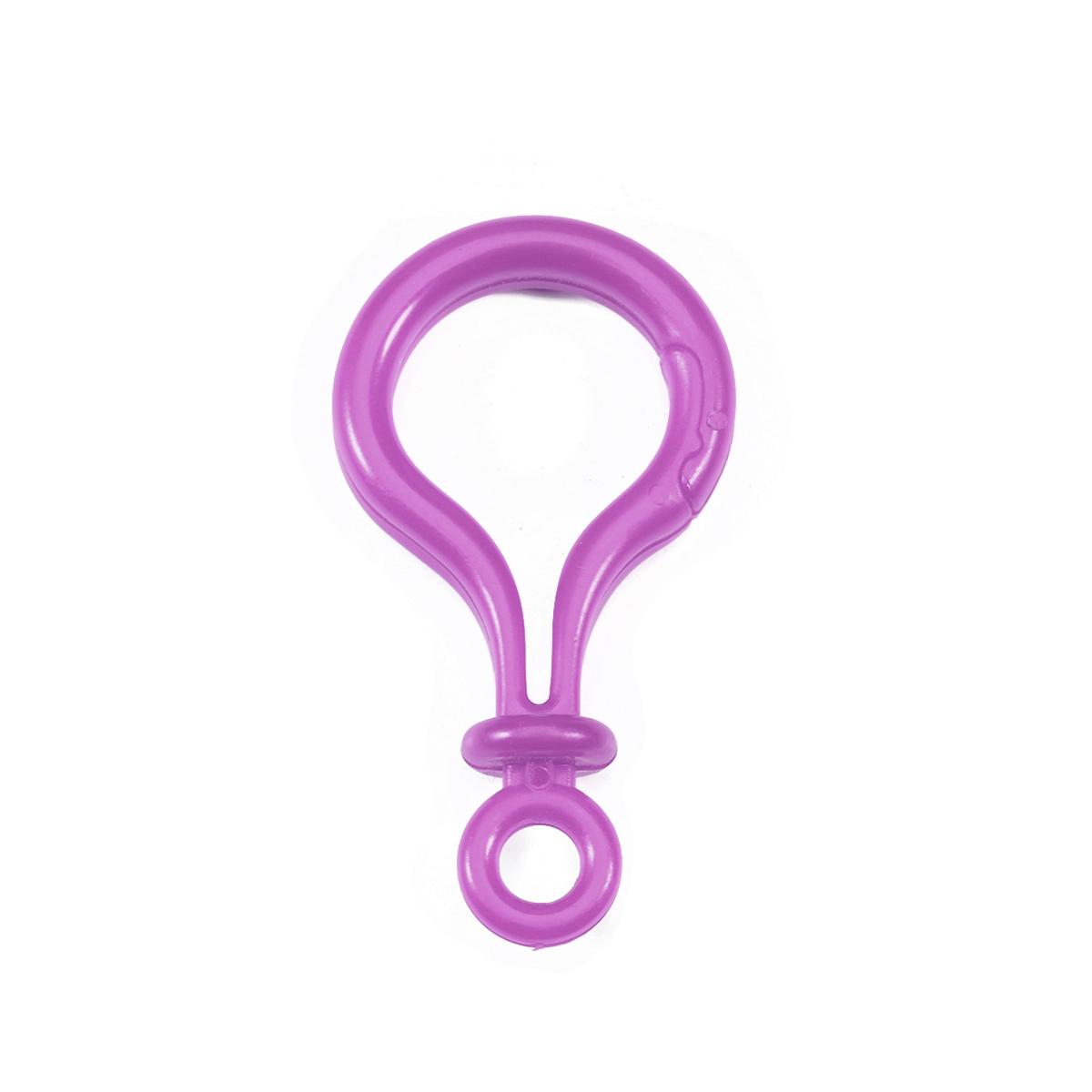 

5pcs/Lot Plastic Lobster Clasp Key Ring Key Hook DIY Bag Car Keychain Holder For Jewelry Making Wholesale фиолетовый