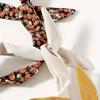 1pc Leopard Printed Elastic Bandana Knot Headbands Rabbit Ear Bow Headband Turban Head Wraps Hair Band For Women,Multiple Styles
