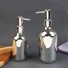 300/500Ml Silver Plating Soap Dispenser Bottle Empty Hand Press Refillable Lotion Bathroom Shampoo Shower Gel Container Accessor