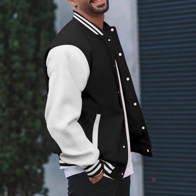Herren Modische Vielseitige Baseballjacke für den Herbst