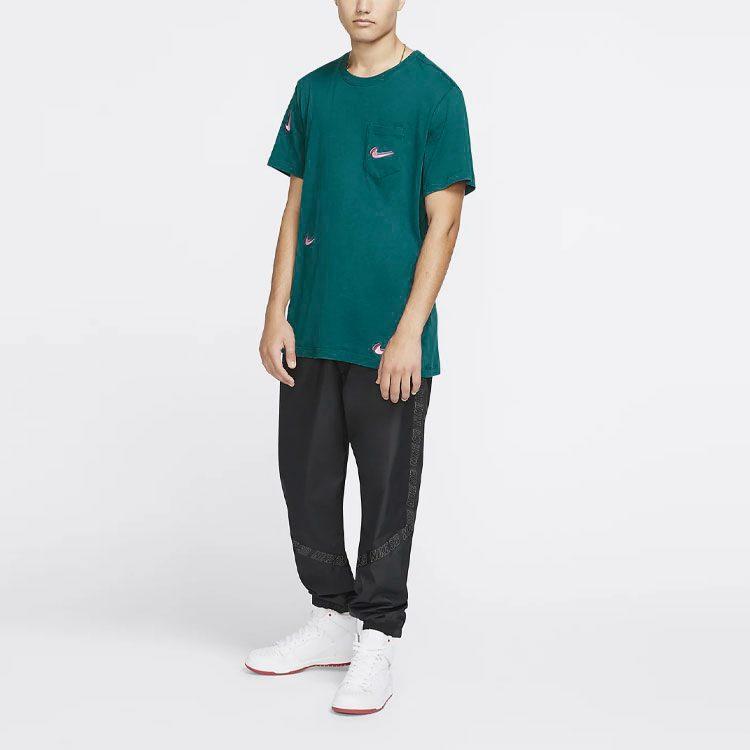 Nike T Shirts Women's Crew Neck Moderate Straight Fit BV7056-347