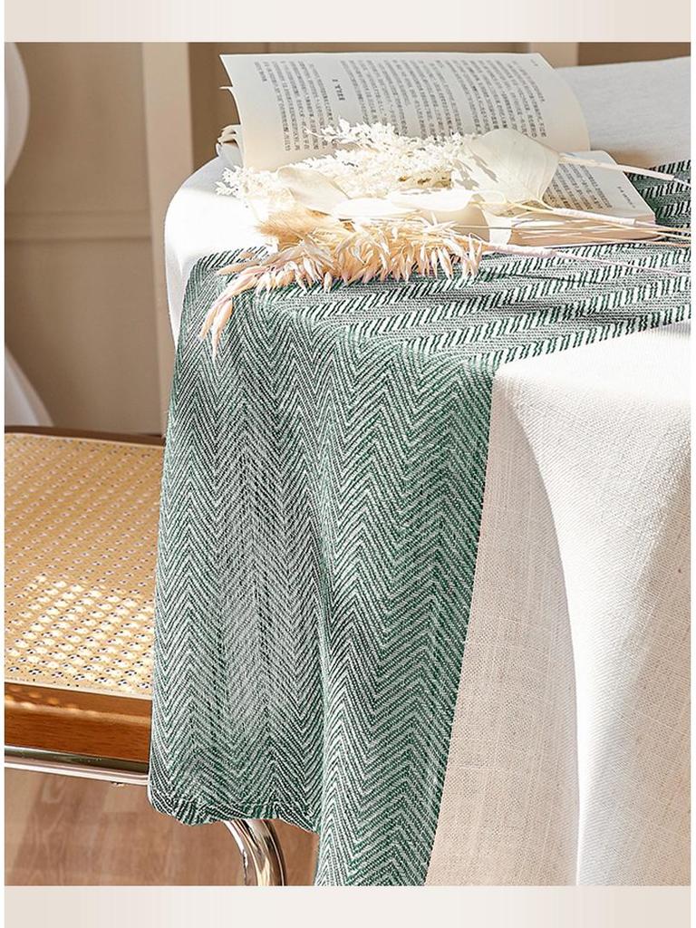 Față de masă impermeabilă și rezistentă la praf din bumbac-in de stil nordic - Rectangulară, Husă rezistentă la uzură pentru măsuță de cafea