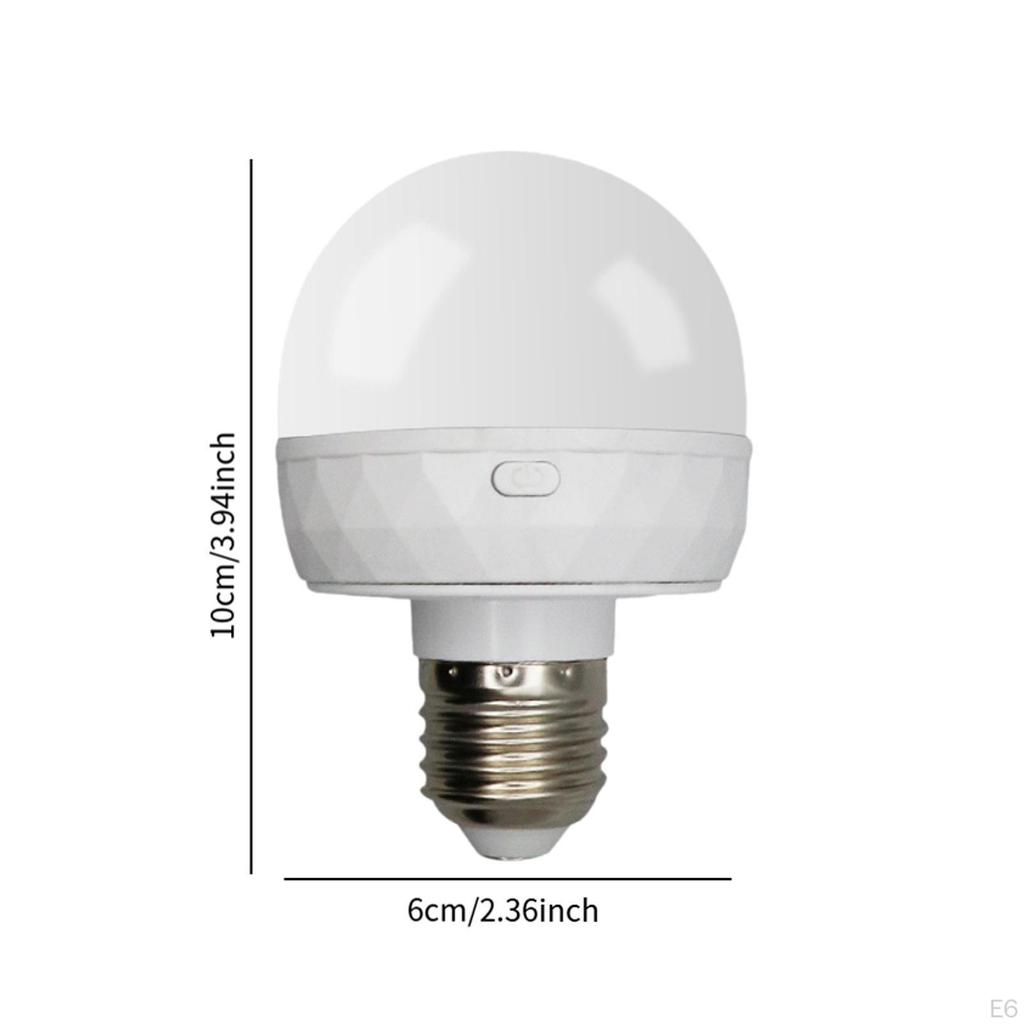 Rechargeable Light Bulb E27 with Remote Control for Wall Living Room Camping