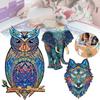 Unique Adult Wooden Puzzle With Intricate Animal Shapes Perfect For Stress Relief