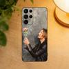 Look Jamie C-Campbell Bower phone Case For Samsung S25,24,21,22,23,30,Ultra,20,Plus,Fe,Lite,Note Soft Black Cover