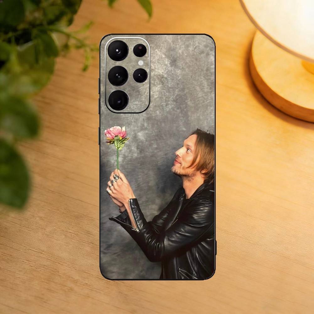 Look Jamie C-Campbell Bower phone Case For Samsung S25,24,21,22,23,30,Ultra,20,Plus,Fe,Lite,Note Soft Black Cover