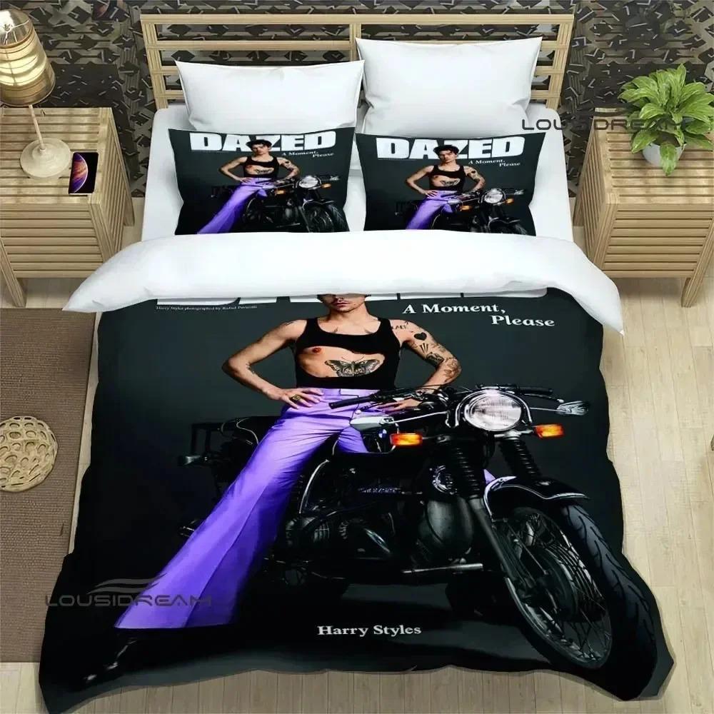 

Співачка H-Harry-Styles Комплекти постільної білизни вишуканий комплект постільної білизни підодіяльник ковдра комплект постільної білизни розкішний подарунок на день народження US Twin 173x218cm
