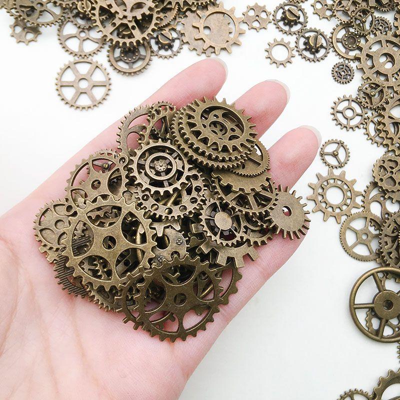 

Сделай сам 50 г/упак. Наклейка на технику, украшение в виде шестерни Random 50g ancient green gear-SN493