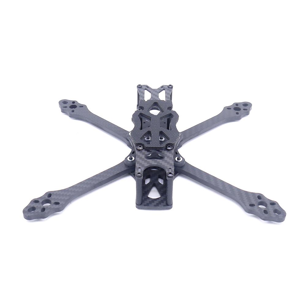STEELE 5 220mm Wheelbase 5mm Arm Thickness Carbon Fiber X Type 5 Inch Freestyle RC FPV Racing Drone Frame Kit Accessories