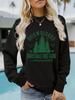 Women's Autumn/Winter Christmas Print Long-Sleeve Hoodie