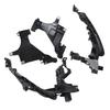 4 Pcs Front Headlight Mount 8T0941453B Strong Toughness Vibration Resistant Left Right Headlight Support Bracket for A4