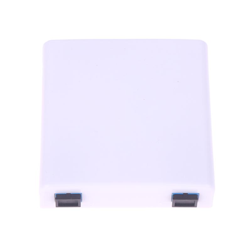 2-Port Terminalboks Type 86 ABS Optisk Terminal Forgreningsboks Hvid Plast Fiberoptisk Splejseboks Med Adaptere